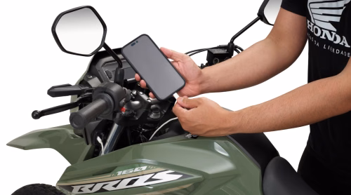 Moto Honda Nxr160 Bros Abs 26 27 Vantagens Entrada Usb C
